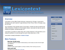 Tablet Screenshot of lexicontext.com